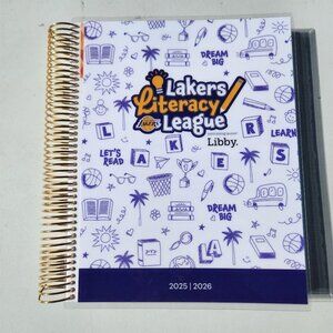 NEW Lakers Academic School Planner Calendar Organizer 2025-2026 Weekly Monthly T